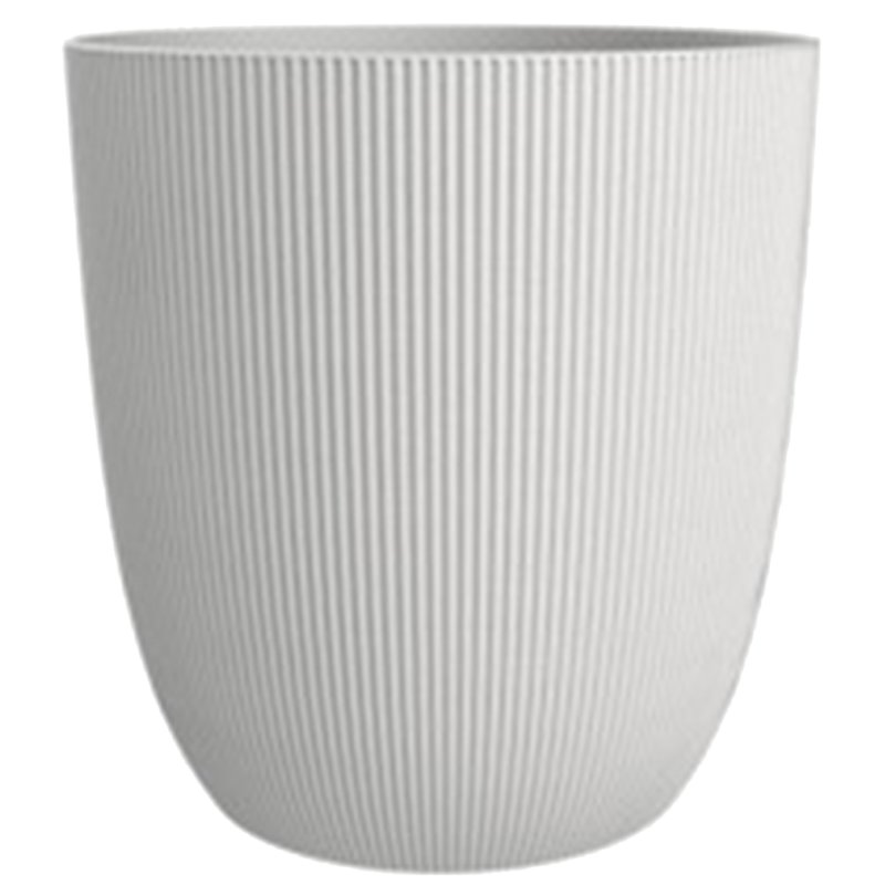 EDA pot de fleur IRIS, plastique, ivoire, 125 mm